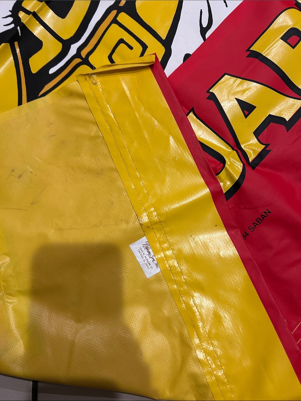 Power Ranger Yellow Ranger Graphic Cape Banner - Yellow/Black/Red - Picture 5 of 5